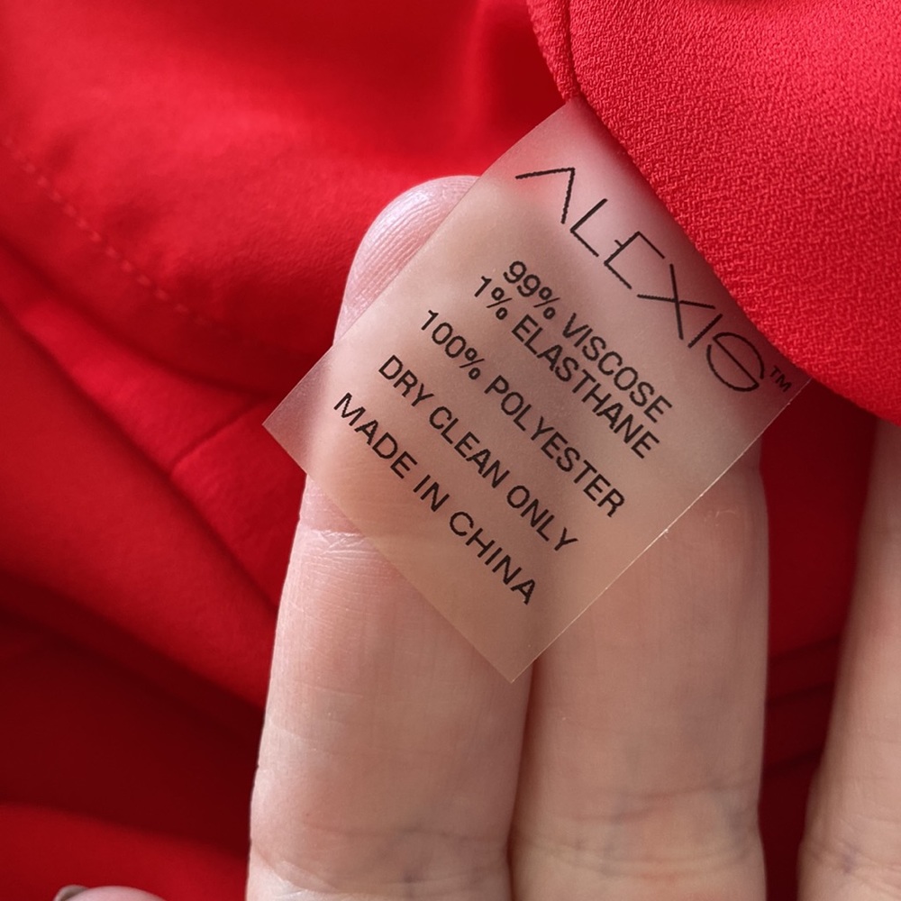 Alexis Kourtney red long sleeve romper - Picture 9 of 15